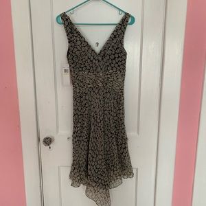 NWT Brown and tan semi-formal dress